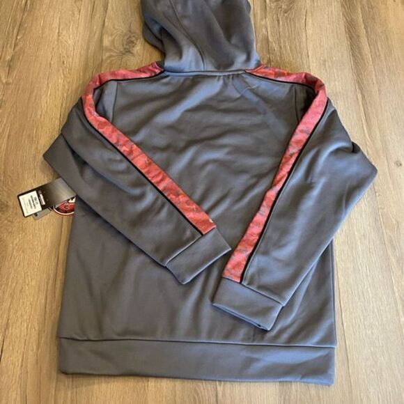 NWT Boys Colosseum Gray Louisville Cardinal Hoodie - size M - Picture 4 of 4